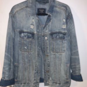 Oversized Abercrombie Jean jacket